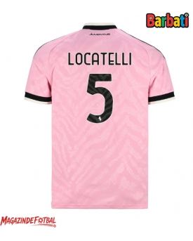 Juventus Manuel Locatelli #5 Tricou Fotbal Replică 2026-27 Barbati Deplasare Juventus Manuel Locatelli #5 Tricou Fotbal Replică 2026-27 Barbati Deplasare